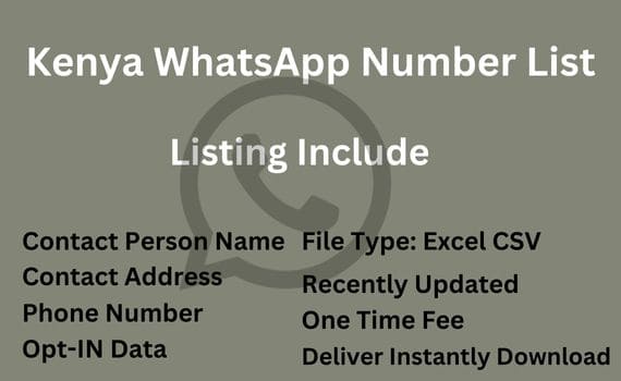 Kenya whatsapp number list