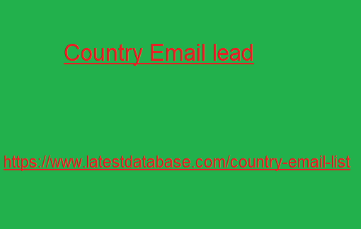 Country Email lead