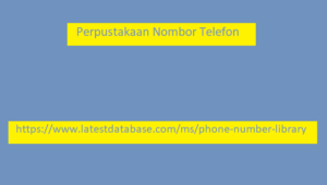 Perpustakaan Nombor Telefon