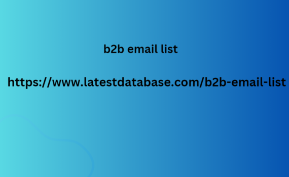 b2b email list