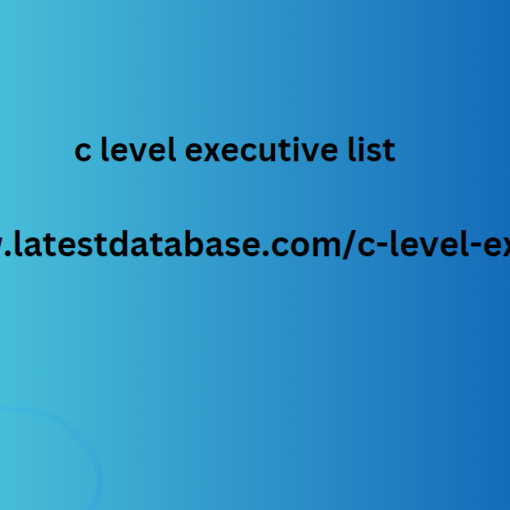 c level executive list