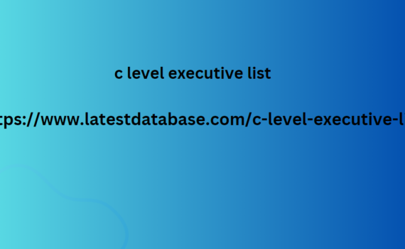 c level executive list