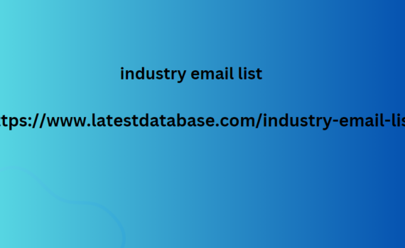  industry email list